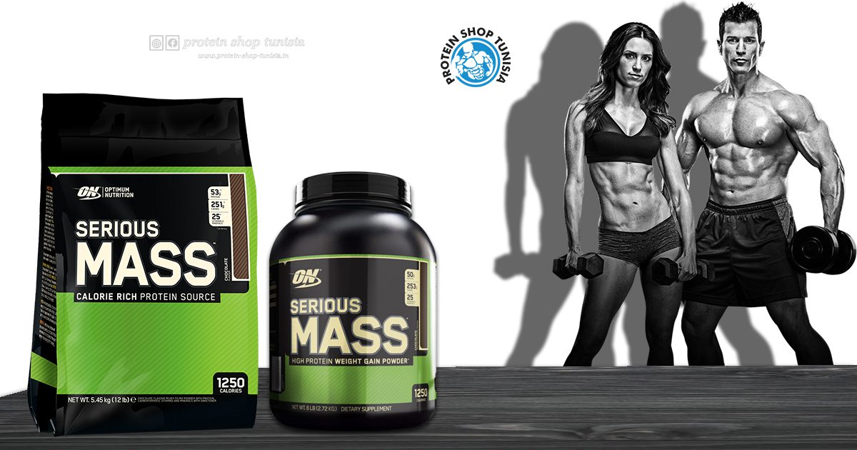 SERIOUS MASS – 5,45KG – Protein Shop Tunisia