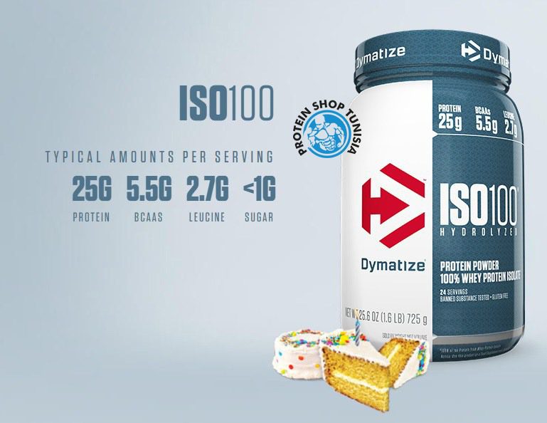 ISO 100 DYMATIZE – 2.3KG – Protein Shop Tunisia