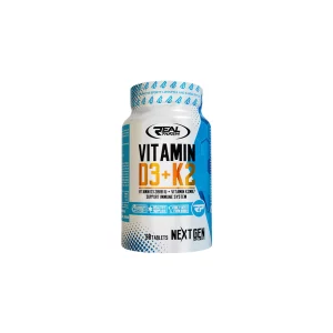 Vitamine D3 + K2 |  90 comprimés | Real Pharm